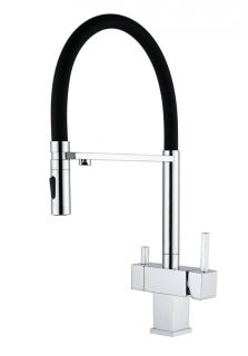 Смеситель для кухни под фильтр на магните GROCENBERG GB4098CR (Kerox Венгрия) Хром